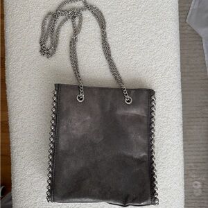 Stylish Gray Chain Strap Women's Bag